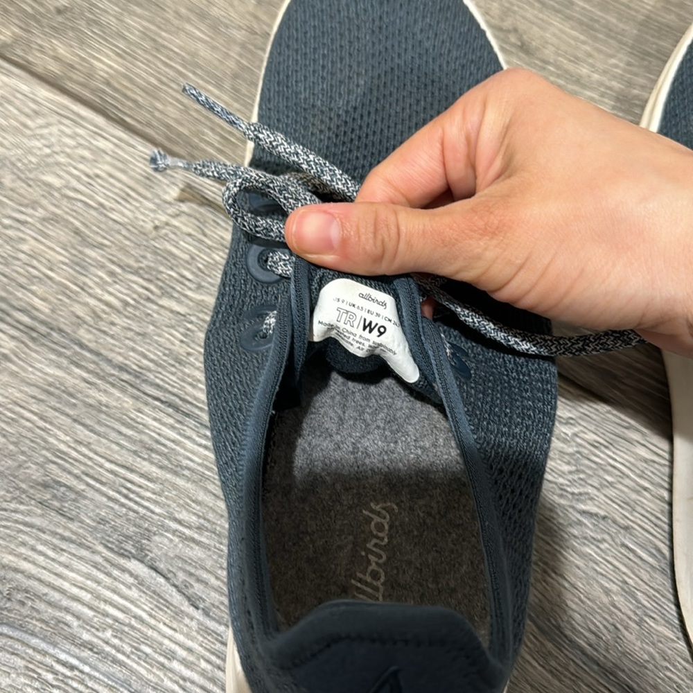 • AllBirds • Women’s Tree Runners Marine Blue / Gray
9 Lace Up Sneakers - Picture 5 of 6